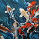 koi and bonsai